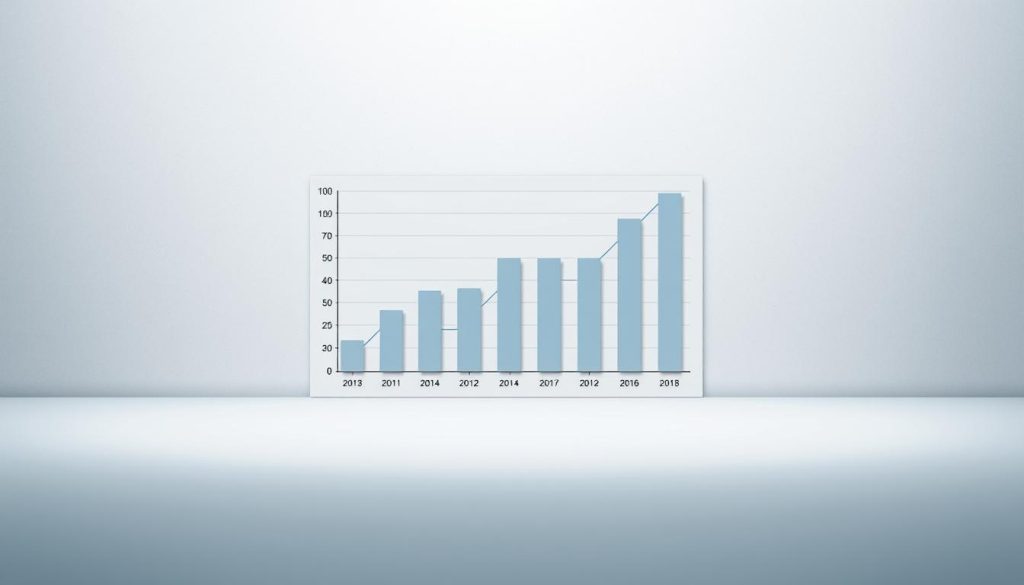 A detailed bar chart depicting the calculation of photovoltaic refaction rates. The chart occupies the central focus, rendered in a clean, minimalist style with crisp lines and a neutral color palette of grays and blues. The background is a subtly textured surface, providing a serene, unobtrusive setting. The lighting is soft and diffused, creating a professional, analytical atmosphere. The chart presents key data points and formulas in a clear, easy-to-understand layout, allowing the viewer to grasp the complexities of calculating photovoltaic refaction rates at a glance. The overall composition conveys a sense of thoughtful analysis and informed decision-making.