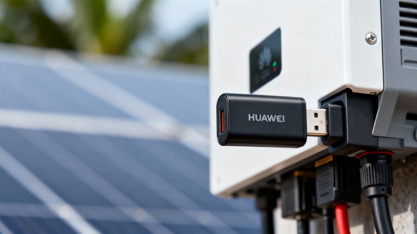 Configuration du dongle intelligent Huawei avec onduleur