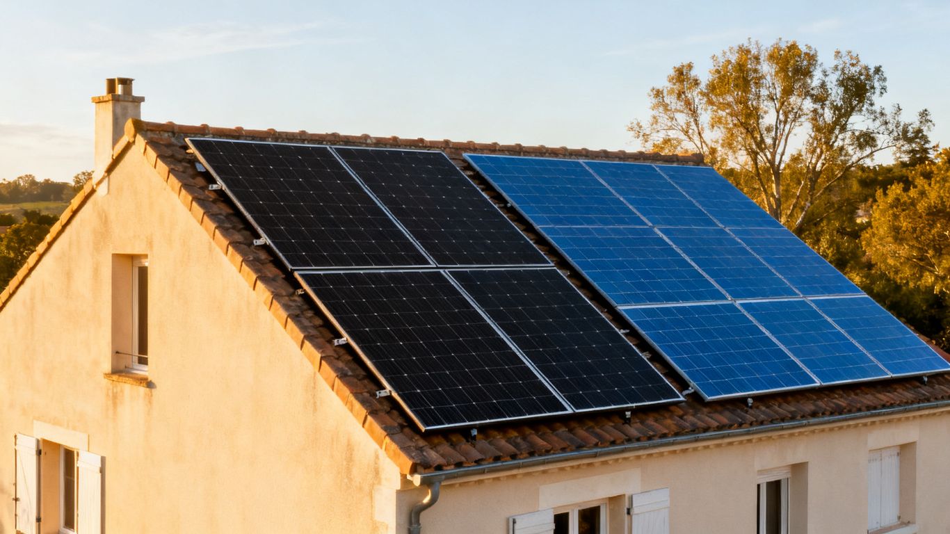 puissance panneau solaire par m2 : mono vs polycristallin, comparatif